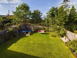 Aerial view of garden- click for photo gallery